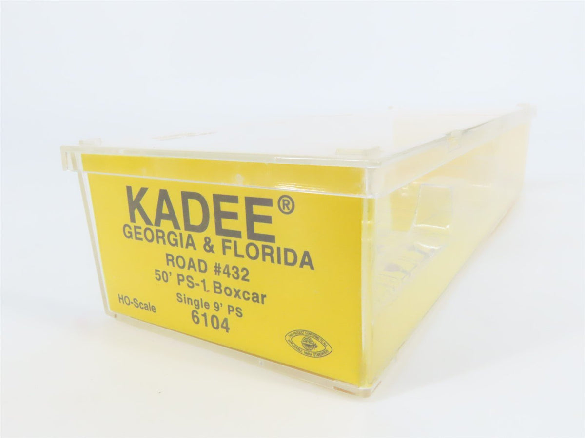 HO Scale Kadee 6104 G&amp;F Georgia &amp; Florida 50&#39; Single Door Box Car #432