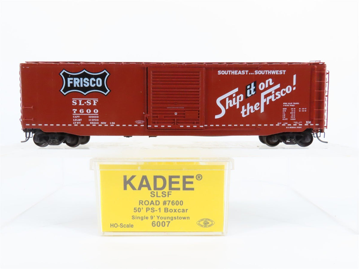 HO Scale Kadee 6007 SL-SF Frisco 50&#39; Single Door Box Car #7600