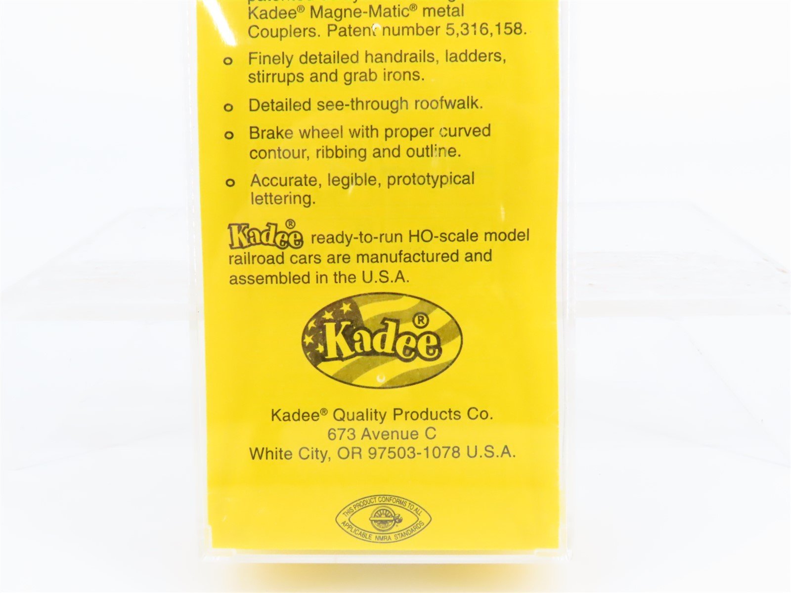 HO Scale Kadee 6007 SL-SF Frisco 50' Single Door Box Car #7600