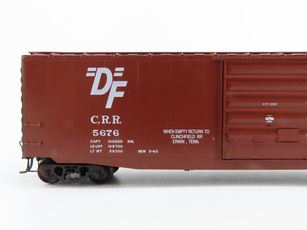 HO Scale Kadee 6101 CRR Clinchfield 50&#39; Single Door Box Car #5676