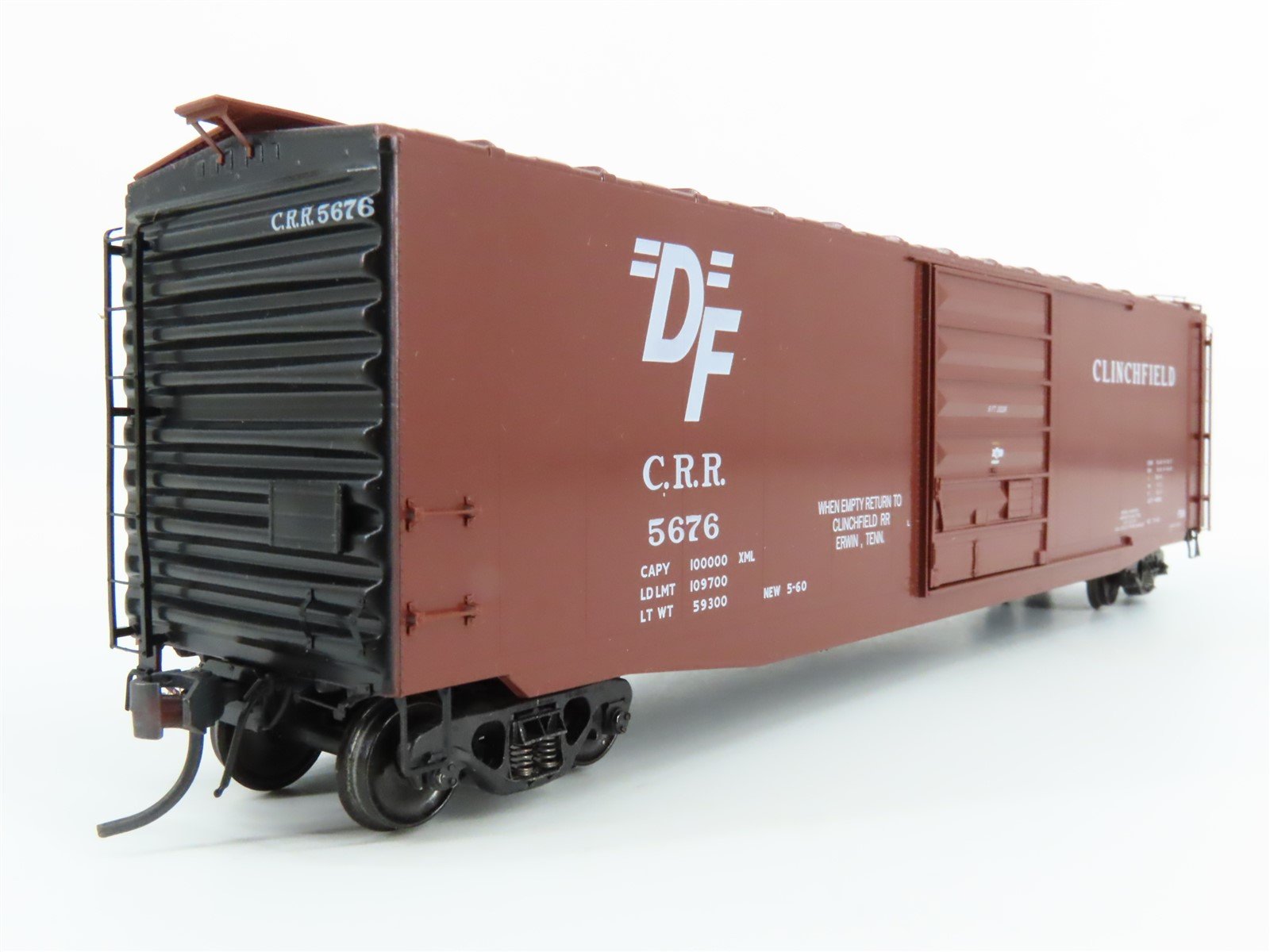 HO Scale Kadee 6101 CRR Clinchfield 50' Single Door Box Car #5676