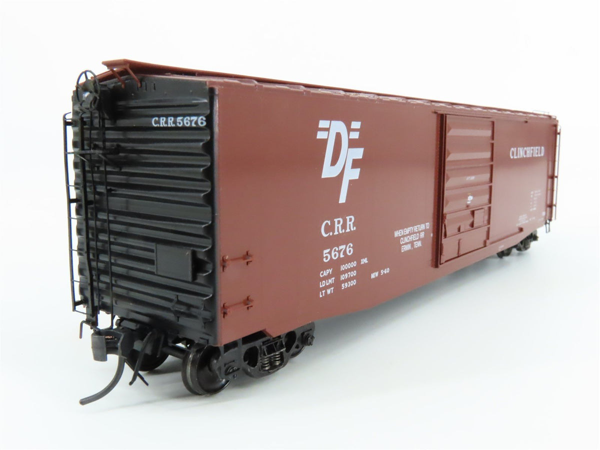 HO Scale Kadee 6101 CRR Clinchfield 50&#39; Single Door Box Car #5676