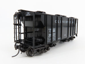 HO Scale Kadee 8310 CRR Clinchfield 2-Bay Covered Hopper #60133