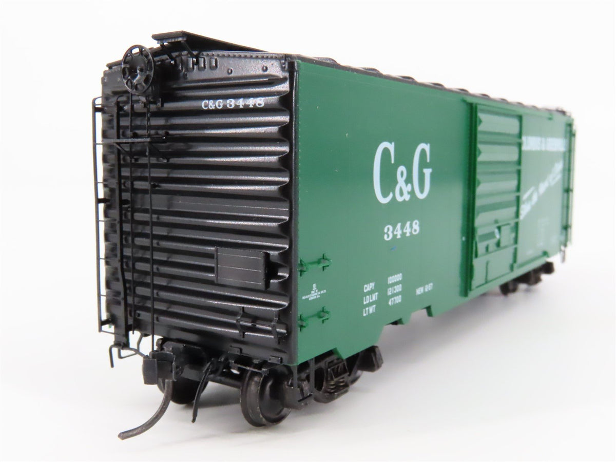 HO Scale Kadee 5243 C&amp;G Columbus &amp; Greenville 40&#39; Single Door Box Car #3448