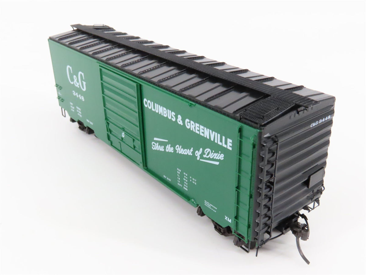 HO Scale Kadee 5243 C&amp;G Columbus &amp; Greenville 40&#39; Single Door Box Car #3448