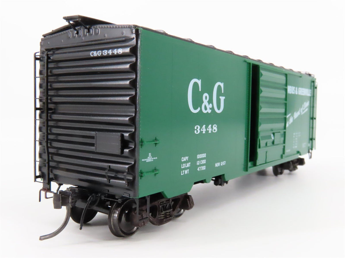 HO Scale Kadee 5243 C&amp;G Columbus &amp; Greenville 40&#39; Single Door Box Car #3448