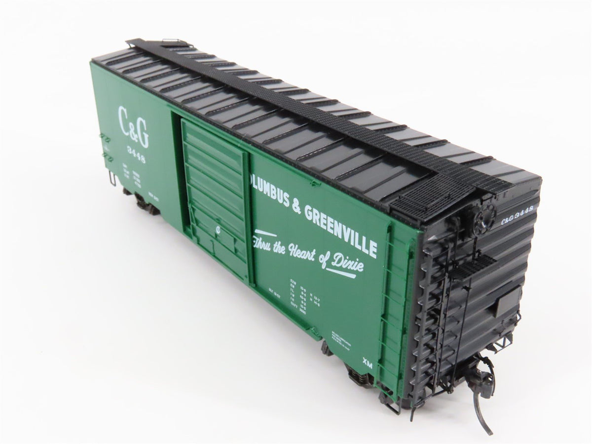 HO Scale Kadee 5243 C&amp;G Columbus &amp; Greenville 40&#39; Single Door Box Car #3448