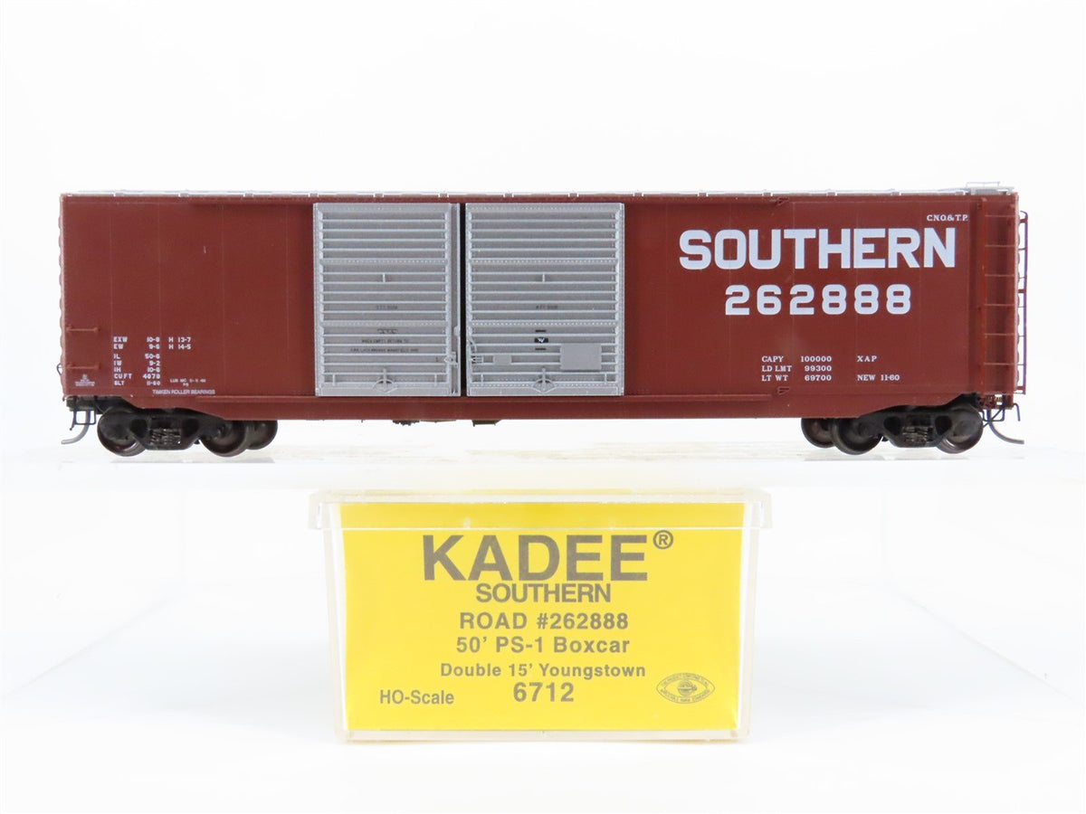 HO Scale Kadee 6712 SOU Southern 50&#39; Double Door Box Car #262888