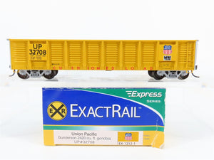 HO Scale ExactRail EX-1212-1 UP Union Pacific Open Gondola #32708