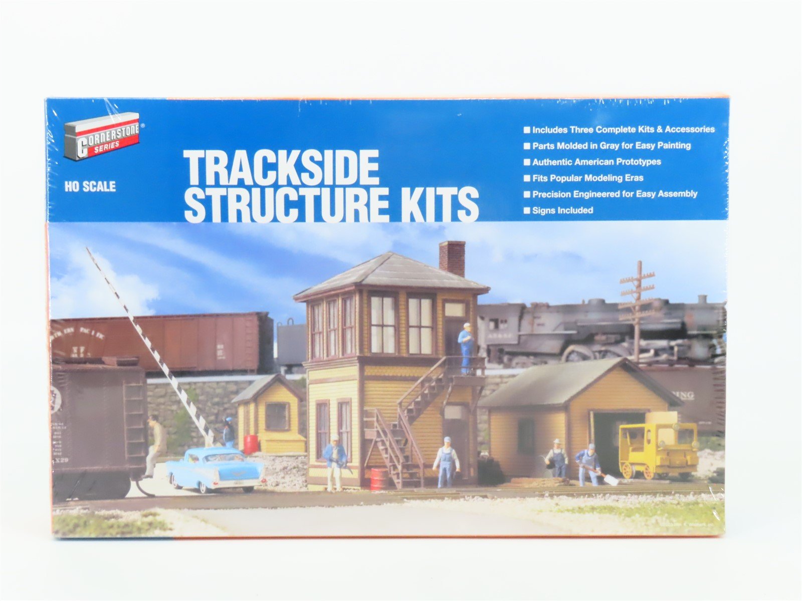 HO Scale Walthers Cornerstone Kit 933-3530 Trackside Structures - SEALED