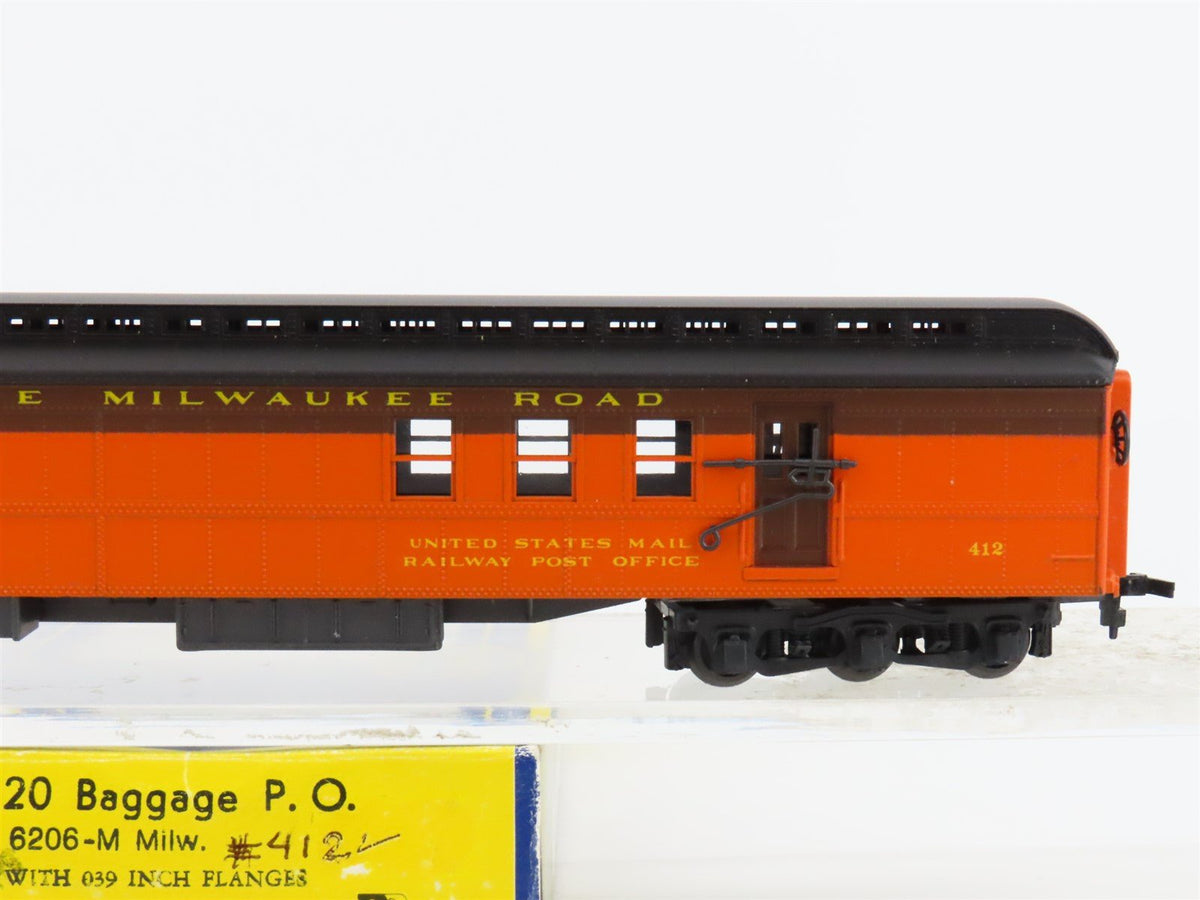 HO AHM/Rivarossi 6206-M Milw Milwaukee Road 1920 Baggage/RPO Passenger #412