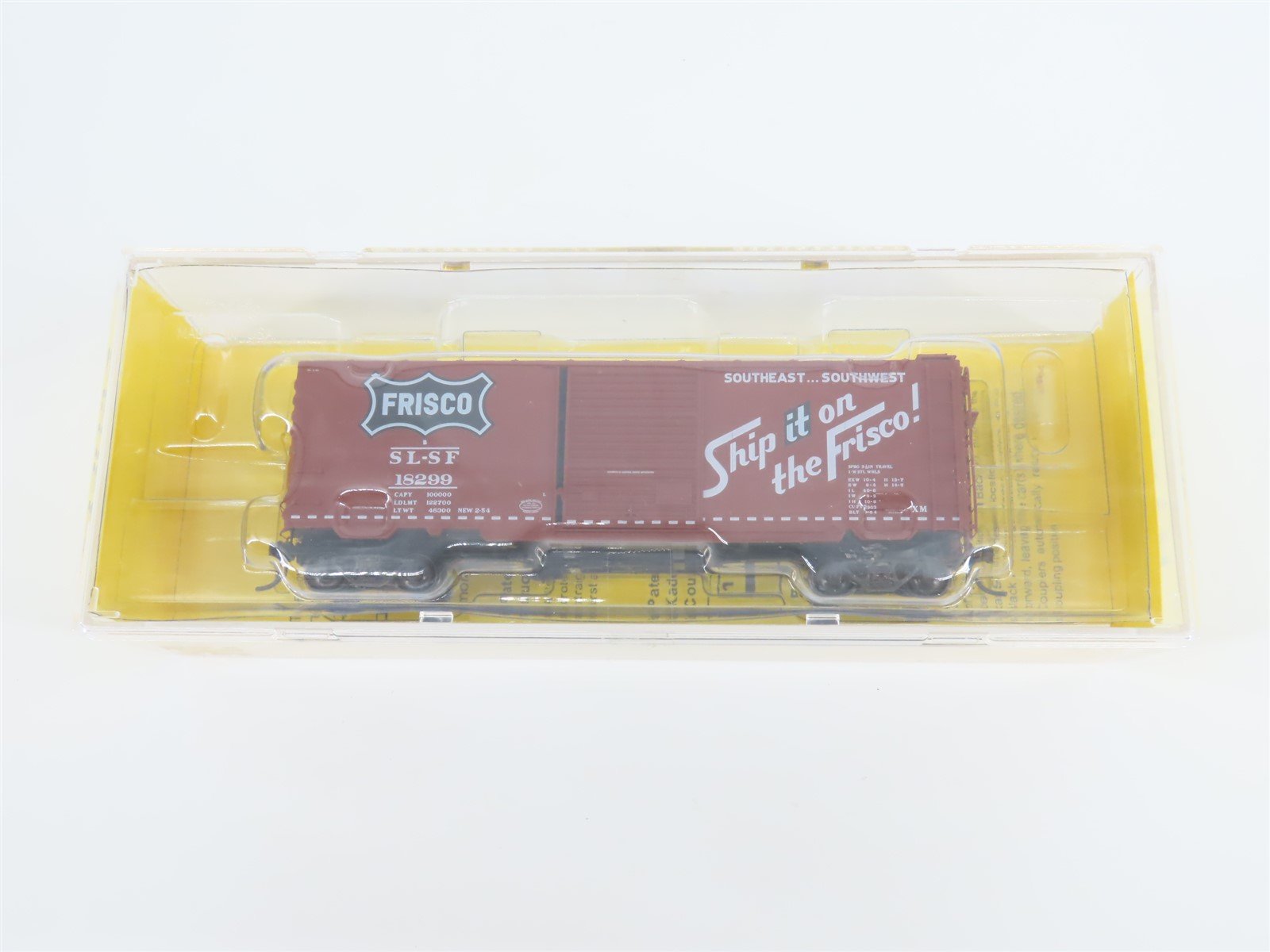 HO Scale Kadee 5206 SL-SF "Ship it on the Frisco" 40' Single Door Box Car #18299