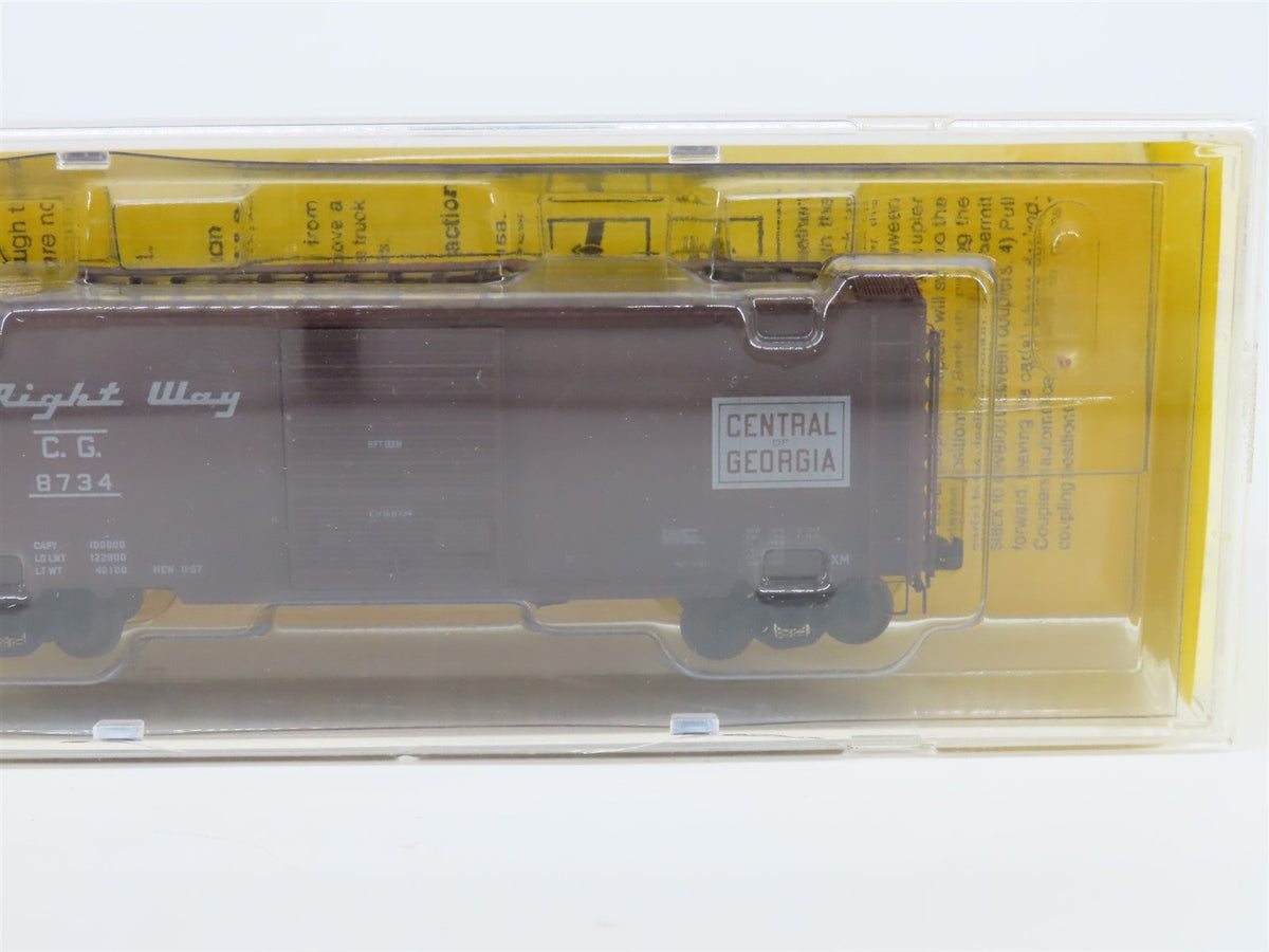 HO Scale Kadee #5216 CG Central of Georgia 40&#39; Single Door Box Car #8734