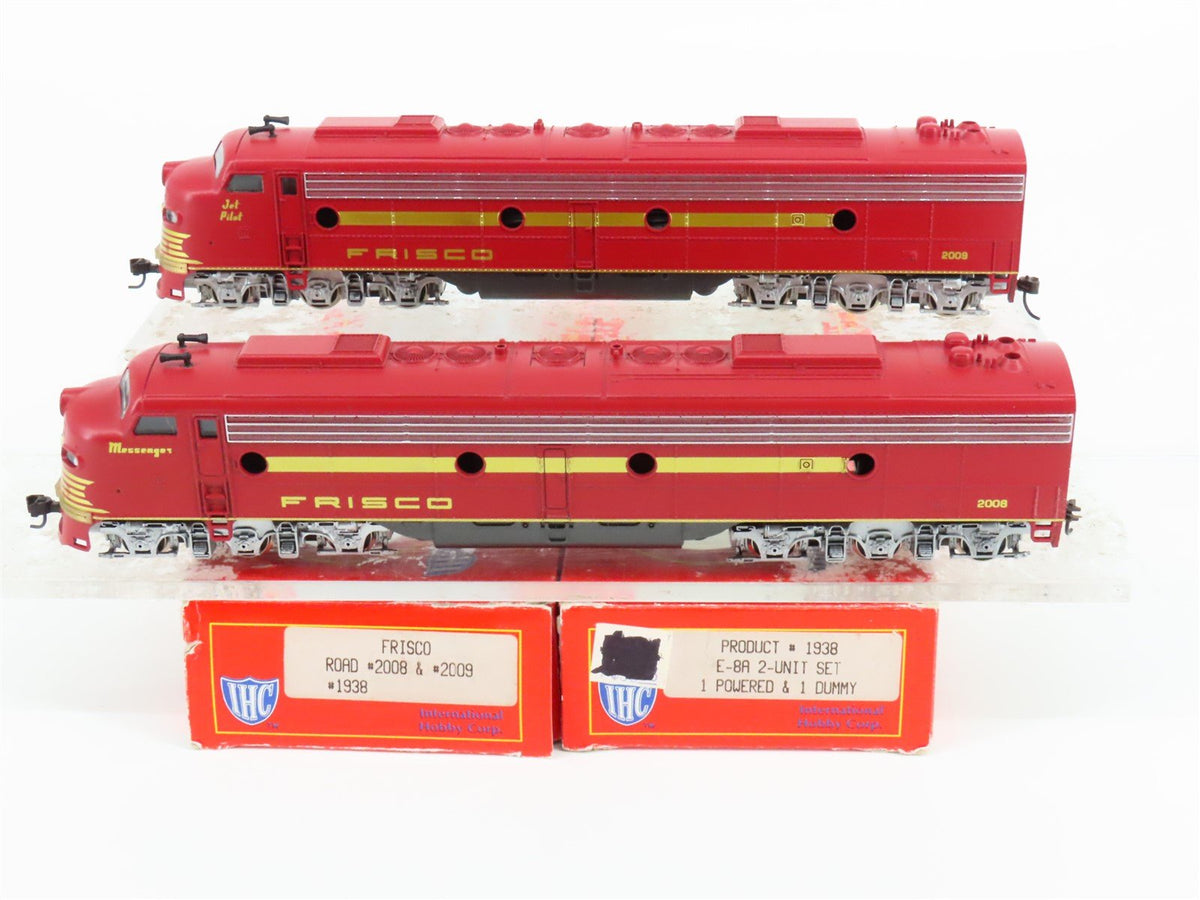 HO Scale IHC 1938 SLSF Frisco EMD E8A/A 2-Unit Diesel Set &quot;Messenger/Jet Pilot&quot;