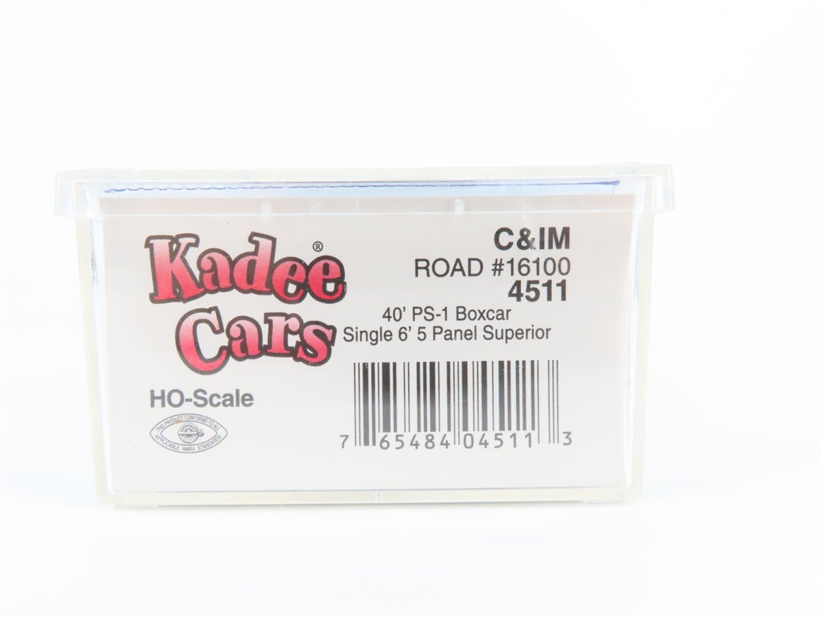 HO Scale Kadee Cars #4511 C&amp;IM Chicago &amp; Illinois Midland 40&#39; Box Car #16100