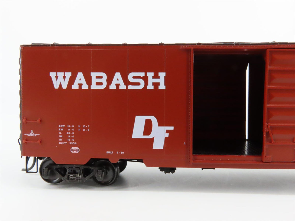 HO Kadee Cars #5267 WAB Wabash &quot;Serving The Heart of America&quot; 40&#39; Box Car #7607