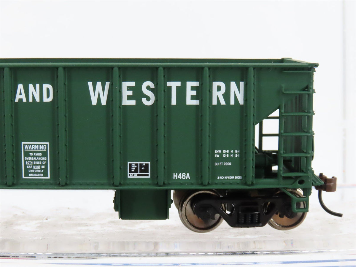 HO Walthers Gold 932-34236 N&amp;W Norfolk &amp; Western 2-Bay Ballast Hoppers 3-Pack