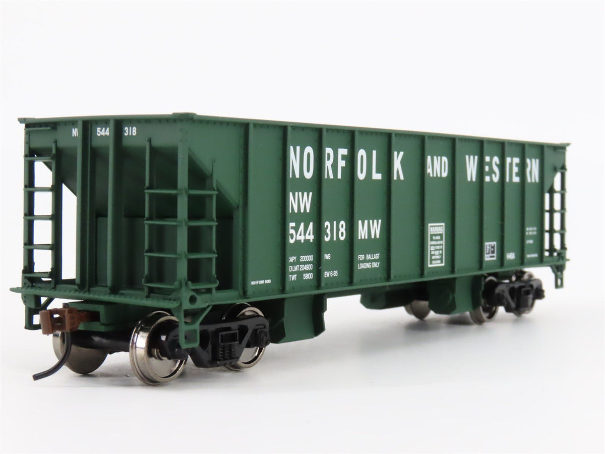 HO Walthers Gold 932-34236 N&amp;W Norfolk &amp; Western 2-Bay Ballast Hoppers 3-Pack