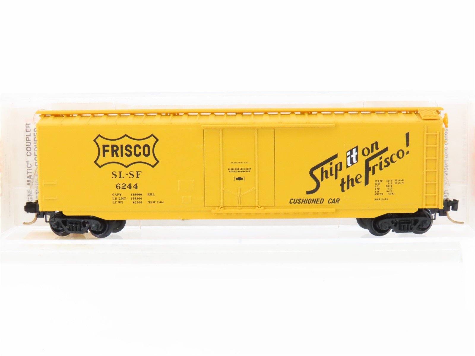 N Scale Micro-Trains MTL 32060 SLSF Frisco 50' Standard Boxcar #6244