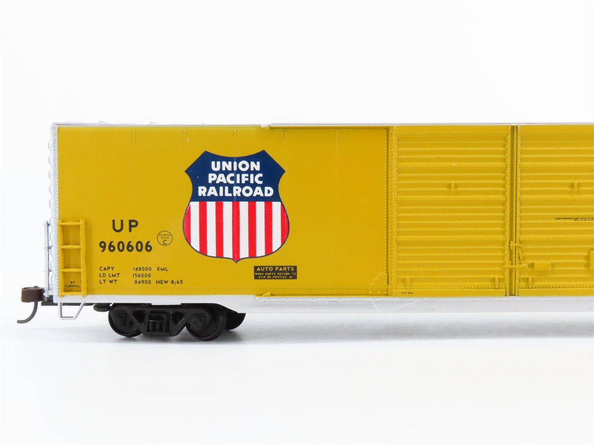 HO Walthers 932-23583 UP Union Pacific 60&#39; Box Car #960606 &amp; #960603 2-Pack