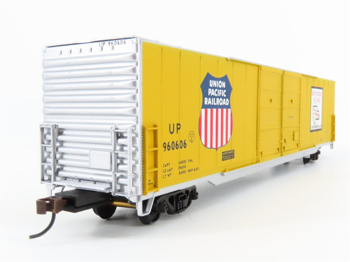 HO Walthers 932-23583 UP Union Pacific 60&#39; Box Car #960606 &amp; #960603 2-Pack