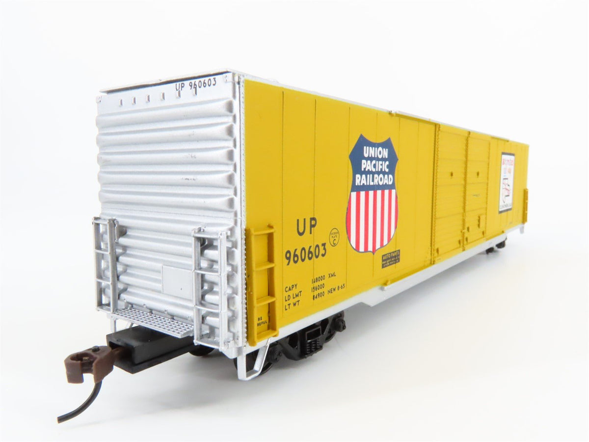 HO Walthers 932-23583 UP Union Pacific 60&#39; Box Car #960606 &amp; #960603 2-Pack