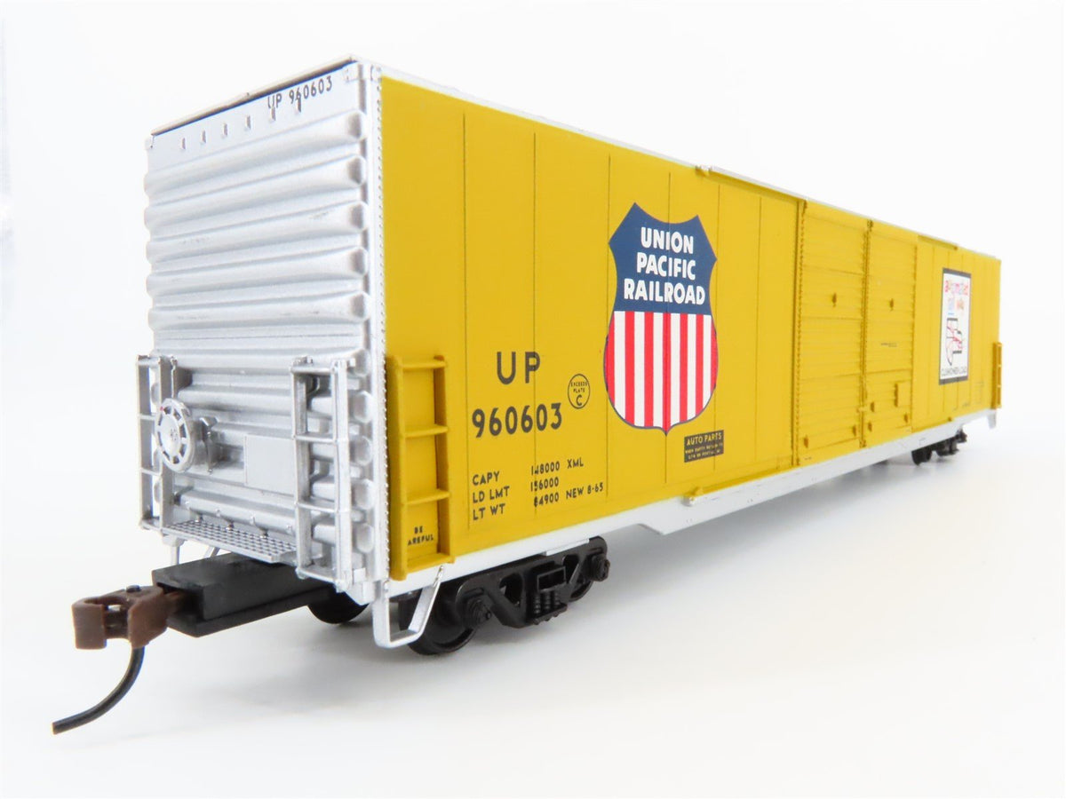 HO Walthers 932-23583 UP Union Pacific 60&#39; Box Car #960606 &amp; #960603 2-Pack