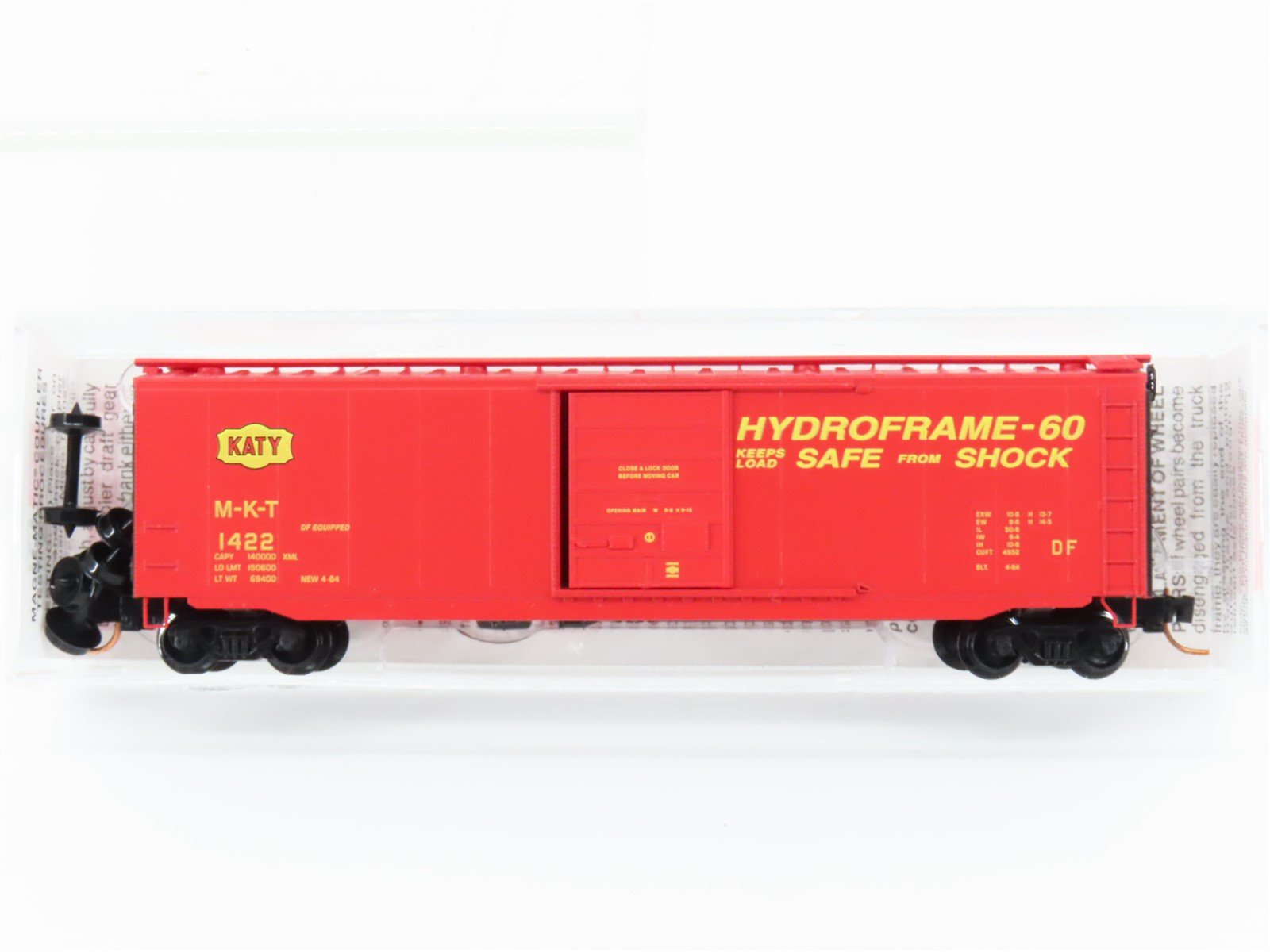 N Scale Micro-Trains MTL 03100170 MKT Missouri Kansas Texas Katy 50' Boxcar 1422