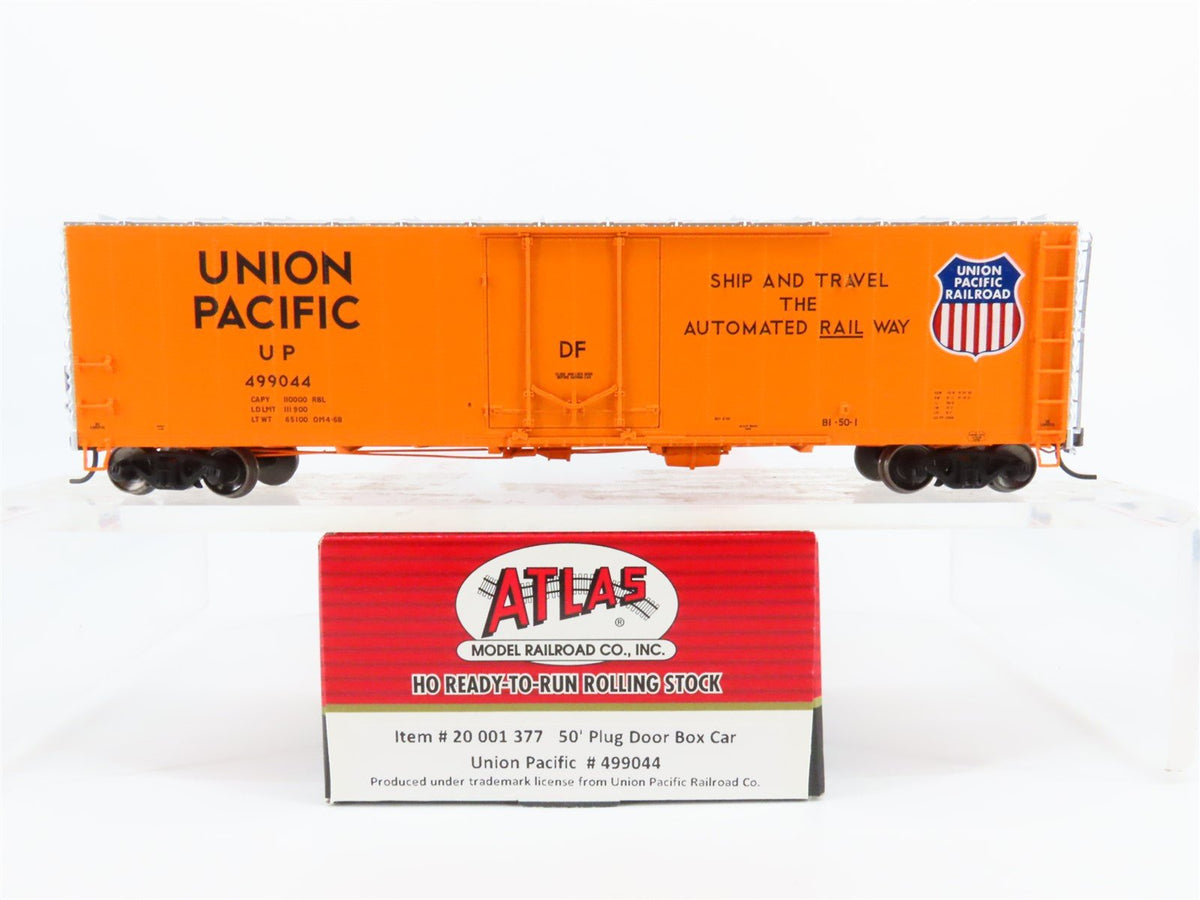 HO Scale Atlas 20001377 UP Union Pacific 50&#39; Plug Door Box Car #499044