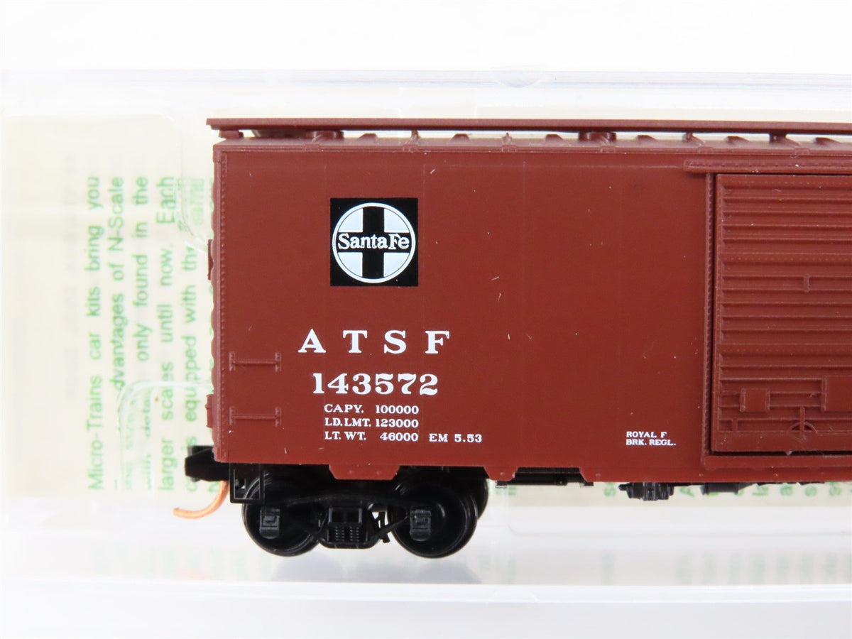 N Micro-Trains MTL 20072 ATSF Grand Canyon Line 40&#39; Boxcar #143572 - Blue Label