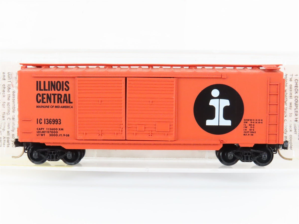 N Scale Micro-Trains MTL/Kadee 23090 IC Illinois Central 40&#39; Boxcar #136993