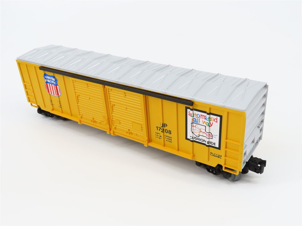 O Gauge 3-Rail Lionel 6-17208 UP Union Pacific Double Door Box Car #17208