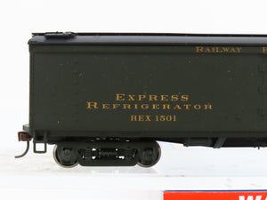 HO Walthers 932-5493 REX / REA Railway Express Agency GACX 50' Wood Reefer #1501