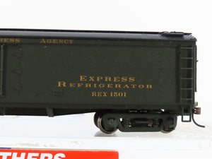 HO Walthers 932-5493 REX / REA Railway Express Agency GACX 50' Wood Reefer #1501