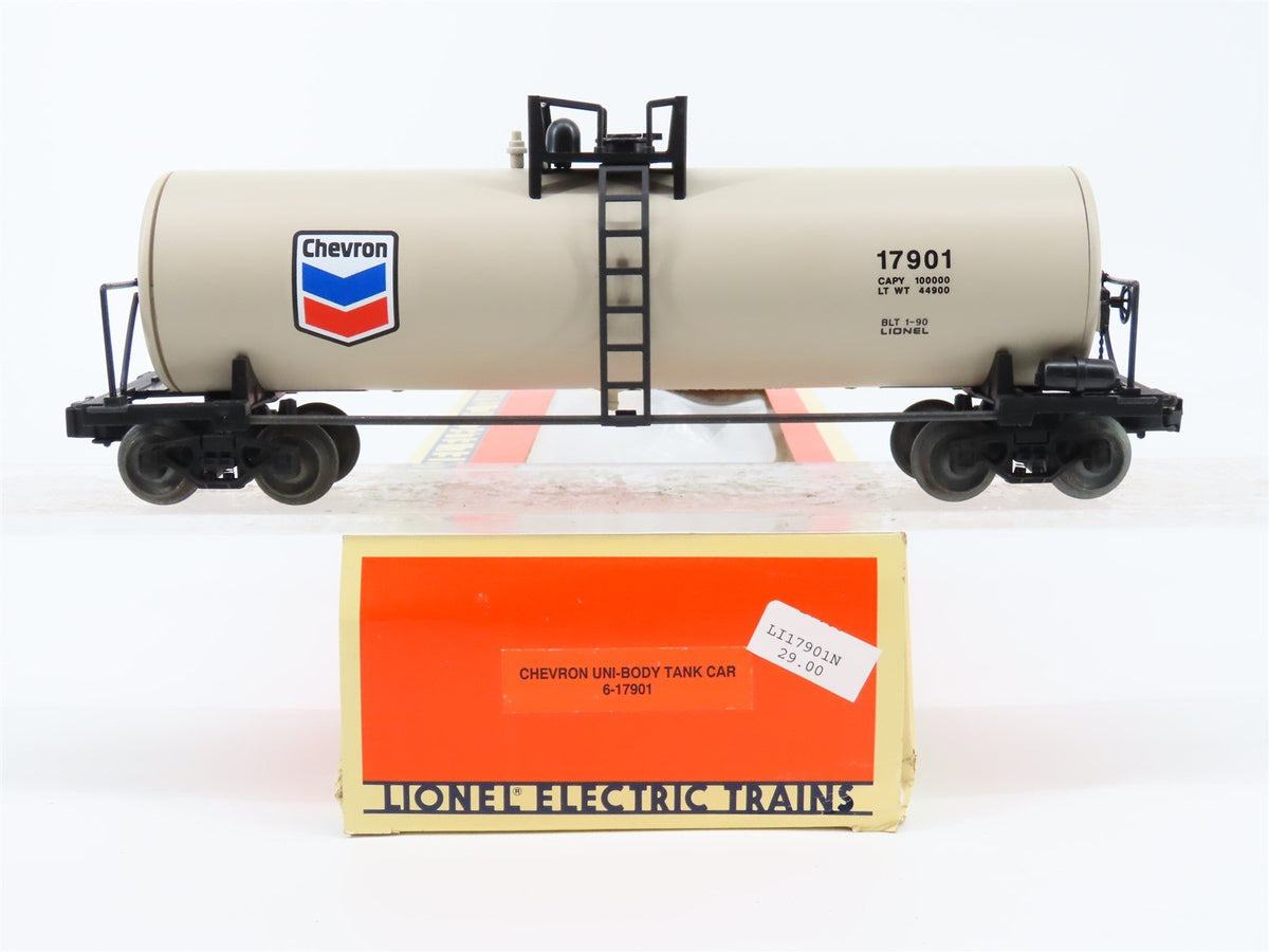 O Gauge 3-Rail Lionel 6-17901 Chevron Uni-Body Tank Car #17901