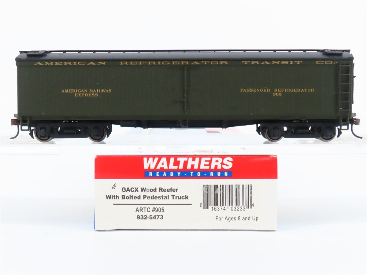 HO Walthers 932-5473 ARTC American Refrigerator GACX 50&#39; Wood Reefer #905