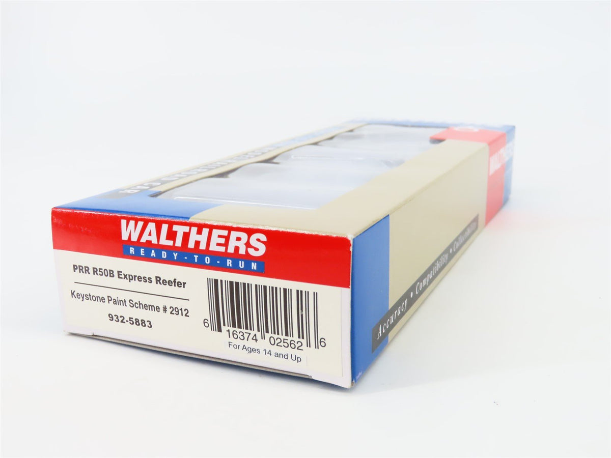 HO Scale Walthers 932-5883 PRR Pennsylvania 50&#39; R50B Express Reefer #2912