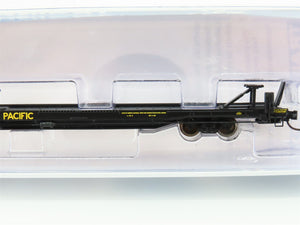 N Scale Trainworx 28521-01 WP Western Pacific 85' Flatcar #1703