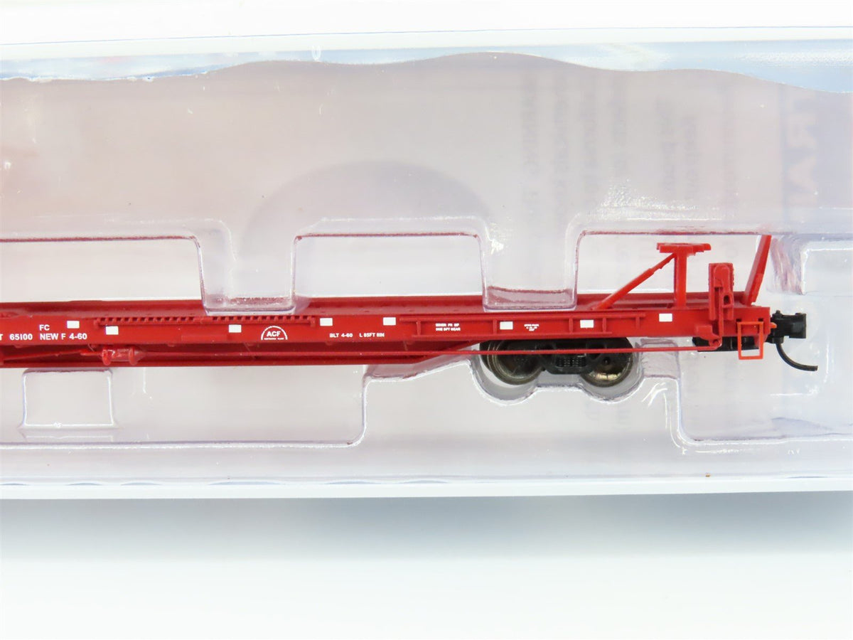 N Scale Trainworx 28502-06 GN Great Northern 85&#39; Flatcar #61009