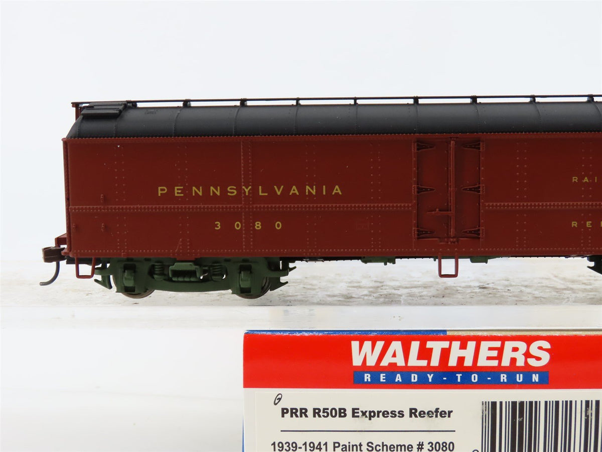 HO Scale Walthers 932-5884 PRR Pennsylvania 50&#39; R50B Express Reefer #3080