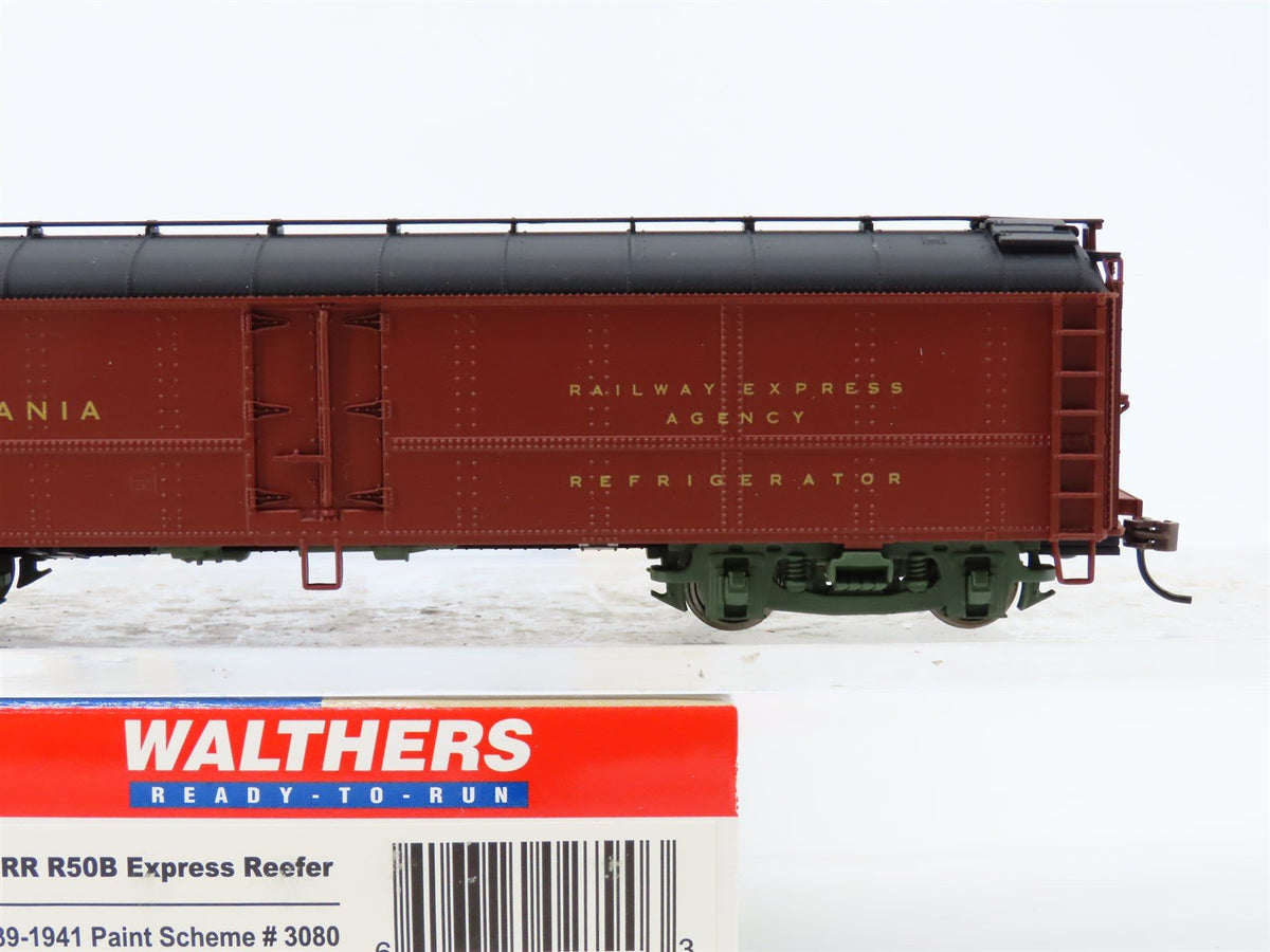 HO Scale Walthers 932-5884 PRR Pennsylvania 50&#39; R50B Express Reefer #3080