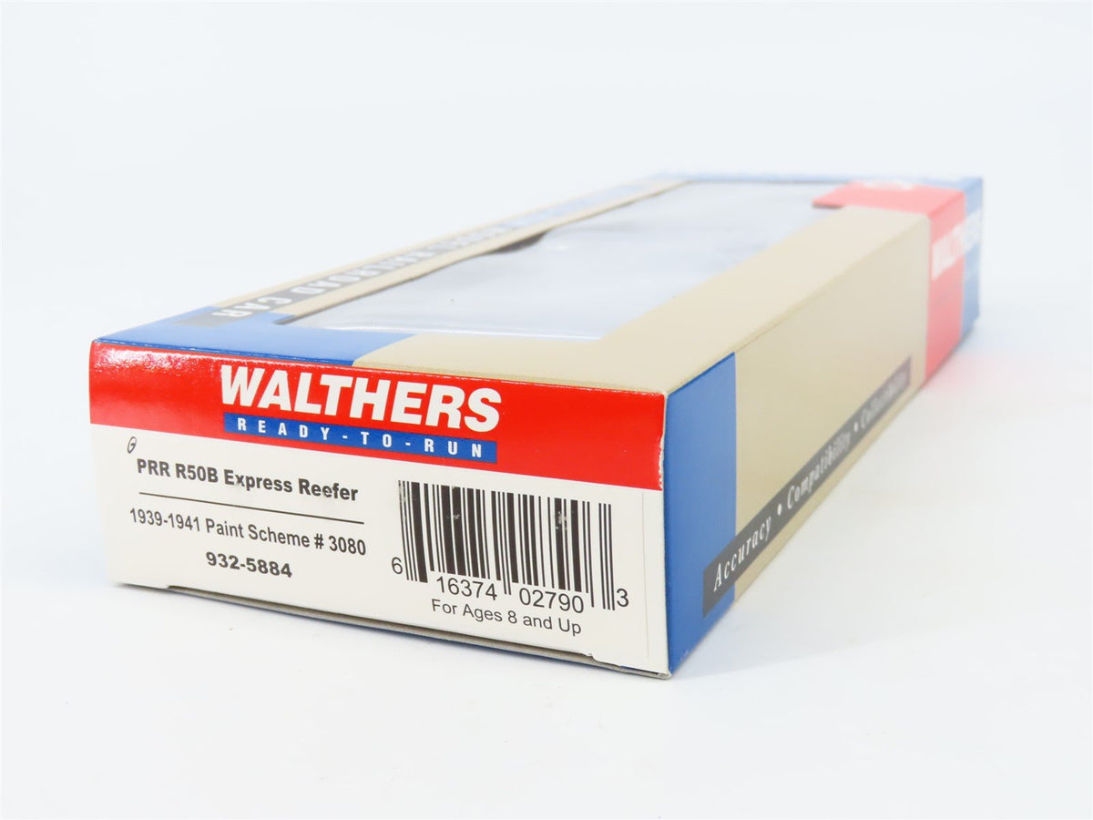 HO Scale Walthers 932-5884 PRR Pennsylvania 50&#39; R50B Express Reefer #3080