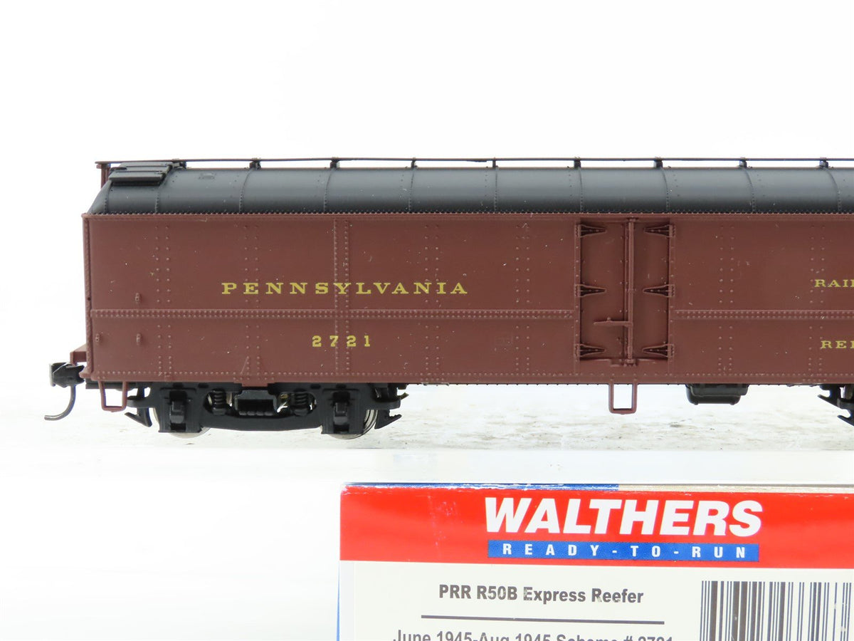 HO Scale Walthers 932-5888 PRR Pennsylvania 50&#39; R50B Express Reefer #2721