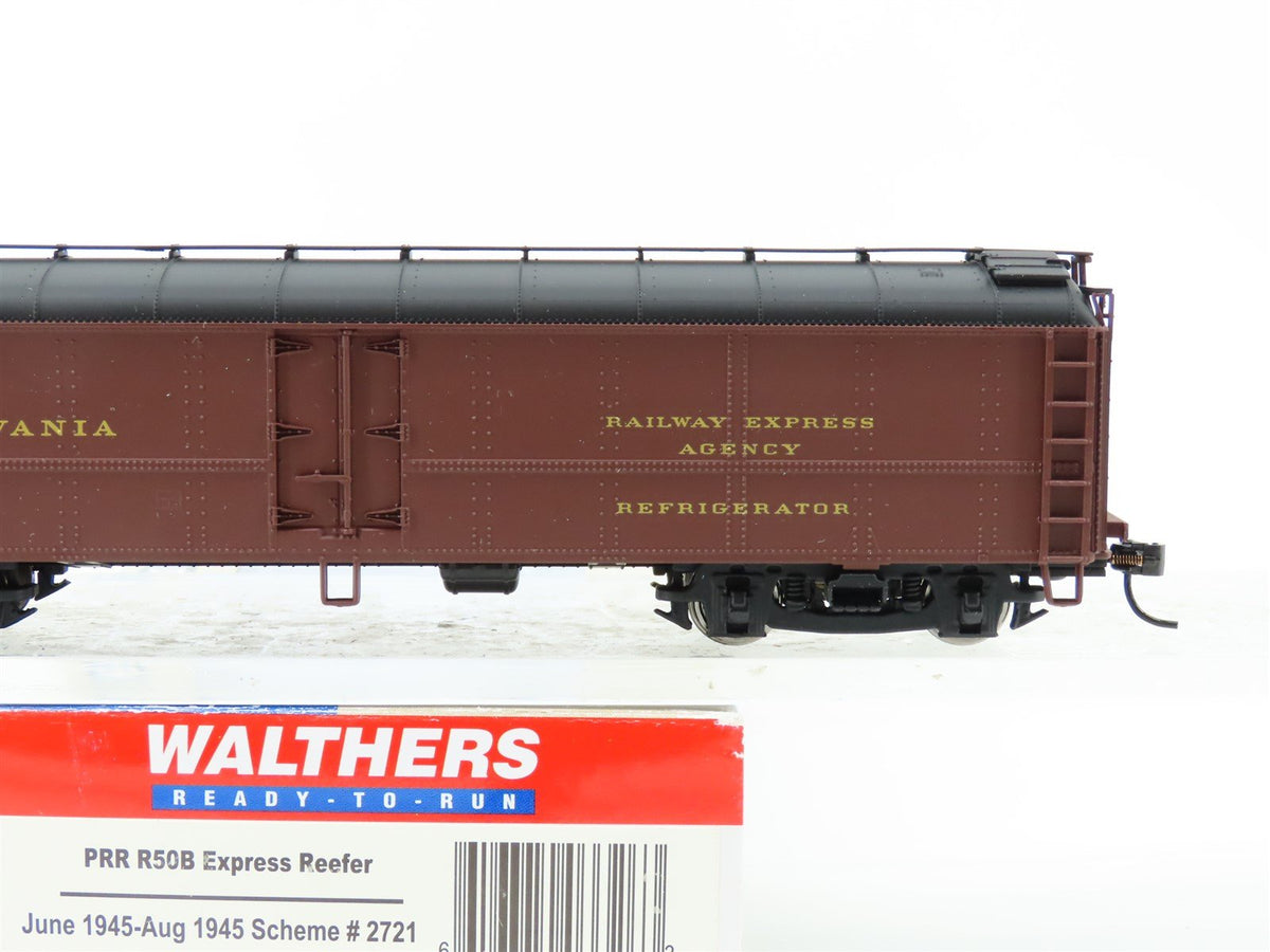 HO Scale Walthers 932-5888 PRR Pennsylvania 50&#39; R50B Express Reefer #2721