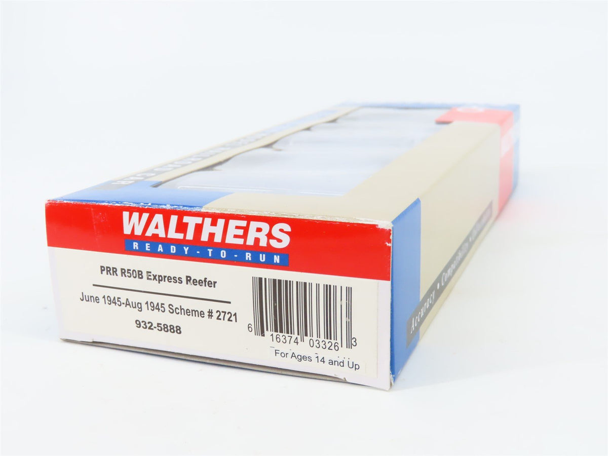 HO Scale Walthers 932-5888 PRR Pennsylvania 50&#39; R50B Express Reefer #2721