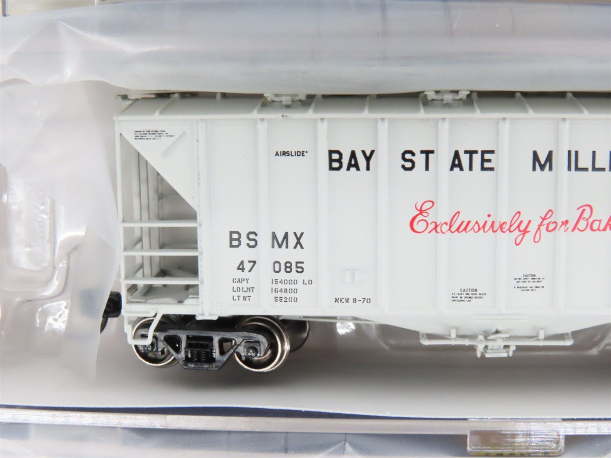 N Scale Athearn BSMX Bay State Milling 2 Hopper Car 3-Pack