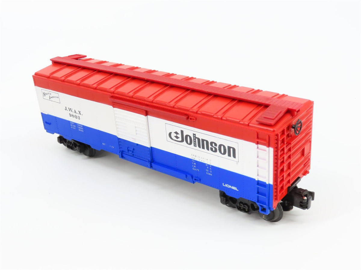 O Gauge 3-Rail Lionel 6-9803 JWAX Johnson Wax Single Door Box Car #9803