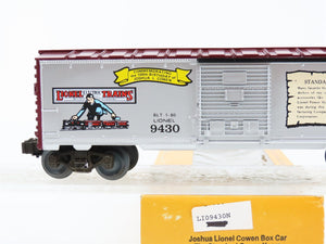 O Gauge 3-Rail Lionel 6-9430 Joshua L Cowen Commemorative Box Car #9430