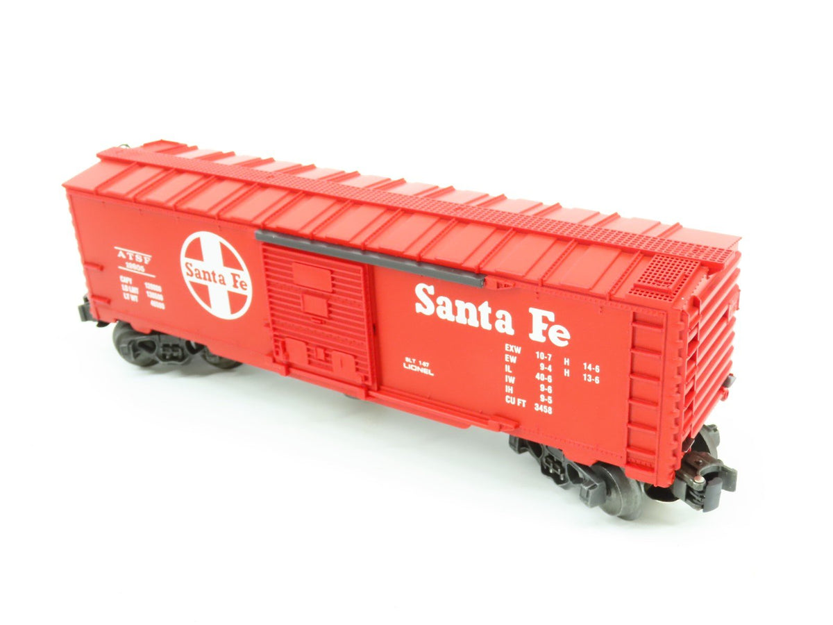 O Gauge 3-Rail Lionel 6-19805 ATSF Santa Fe Operating Box Car #19805