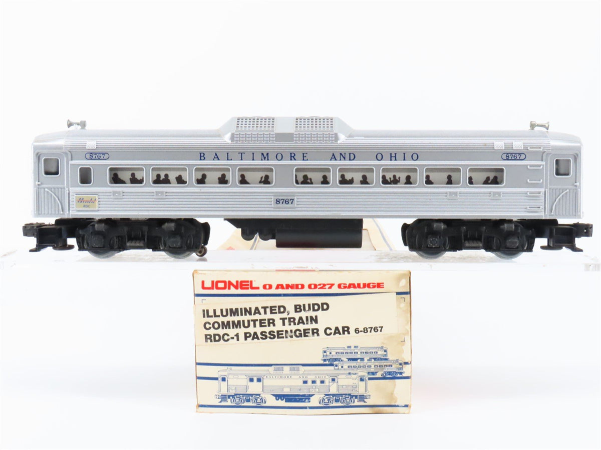 O Gauge 3-Rail Lionel 6-8767 B&amp;O Baltimore Ohio RDC1 Diesel Loco #8767 UNPOWERED